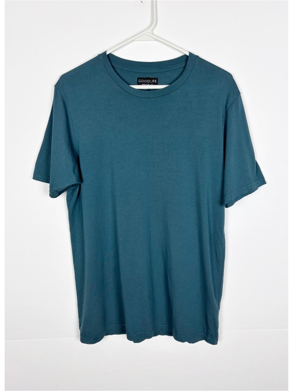 Goodlife T Shirt Men’s Size Medium Crew Neck Short Sleeve Teal
